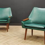 Two mid century armchairs 60