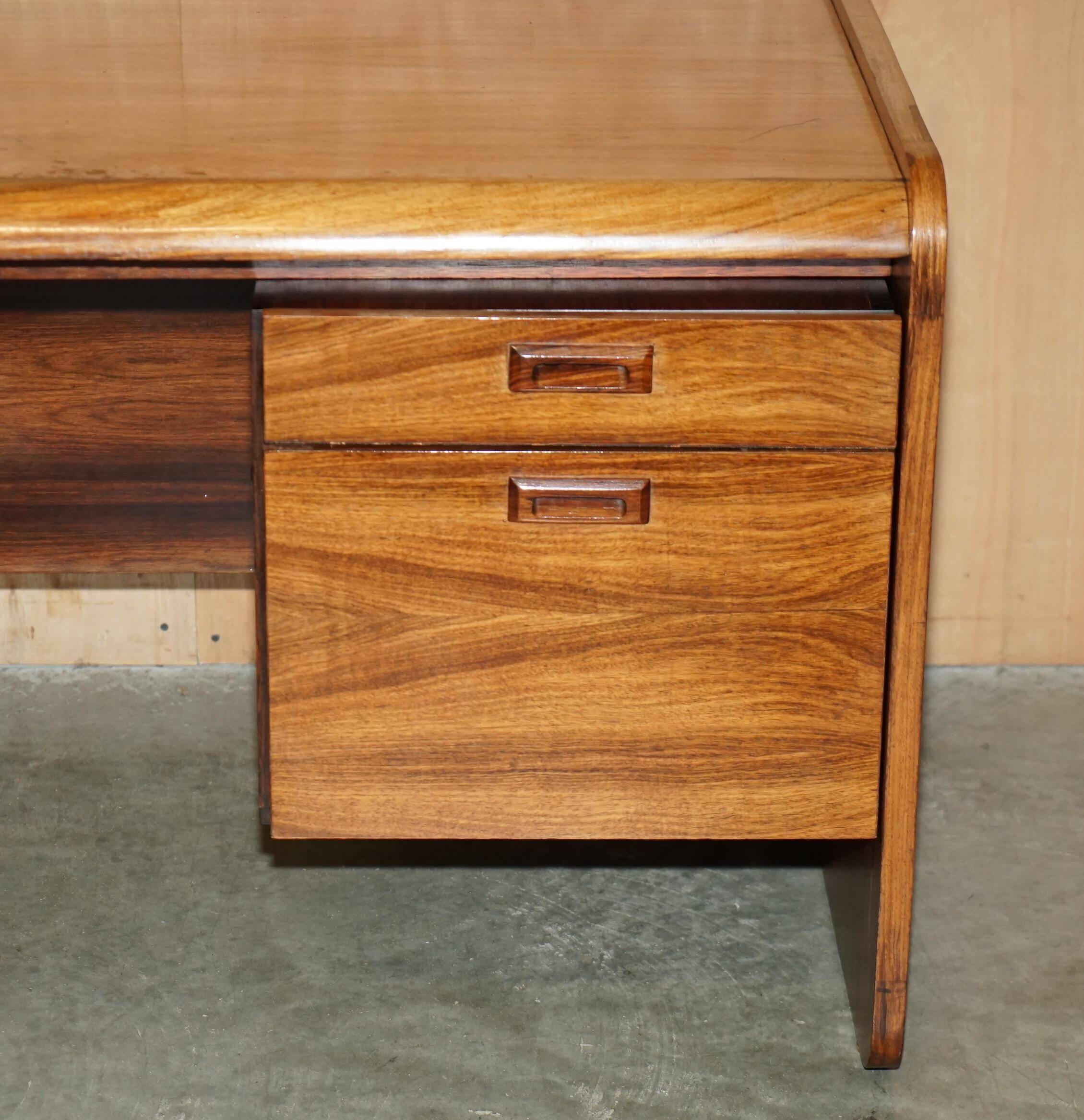 Left corner desk, Brazilian wood, mid-century Danish.