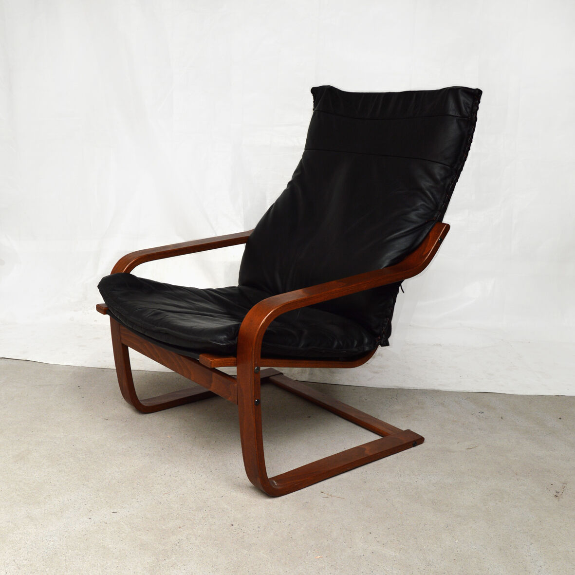 Armchair Poang unique model leather