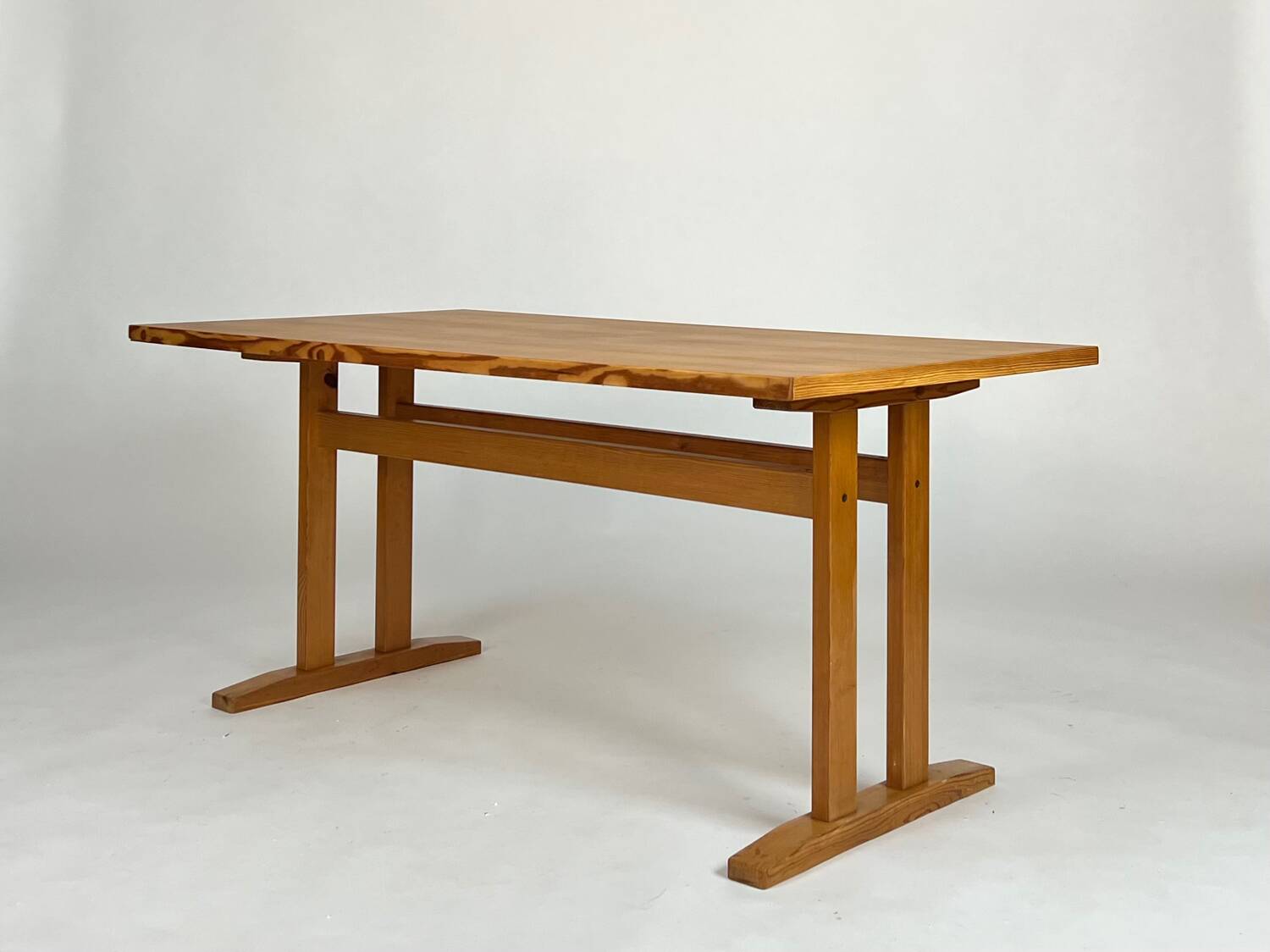 Vintage dining table pine AMA 70s shaker table