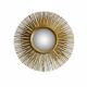 Large sunburst mirror with beveled glass and gilded wood from around 2010.