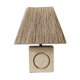 Lampe en pierre taillée