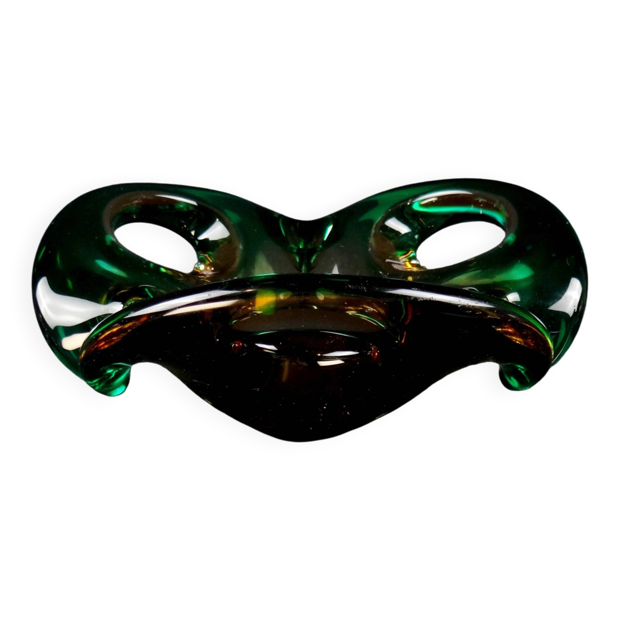 Vintage 1970s Murano glass trinket dish/ashtray