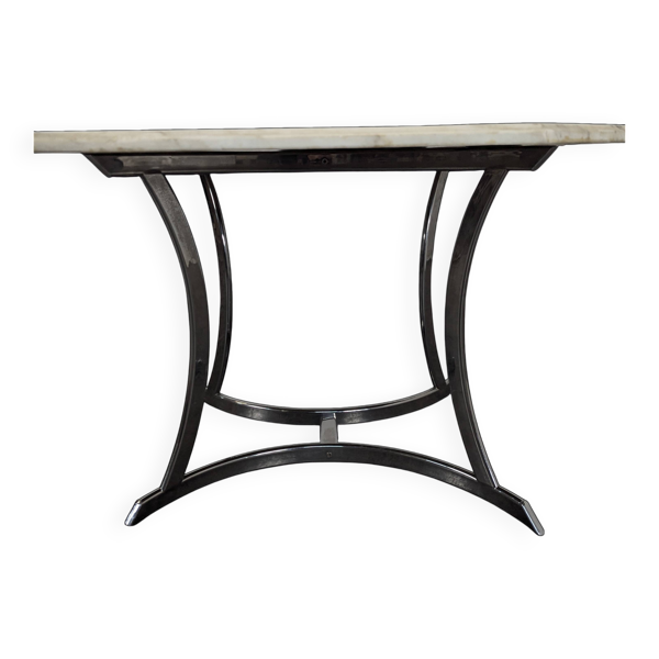 Table à manger octogonale en marbre Roche Bobois