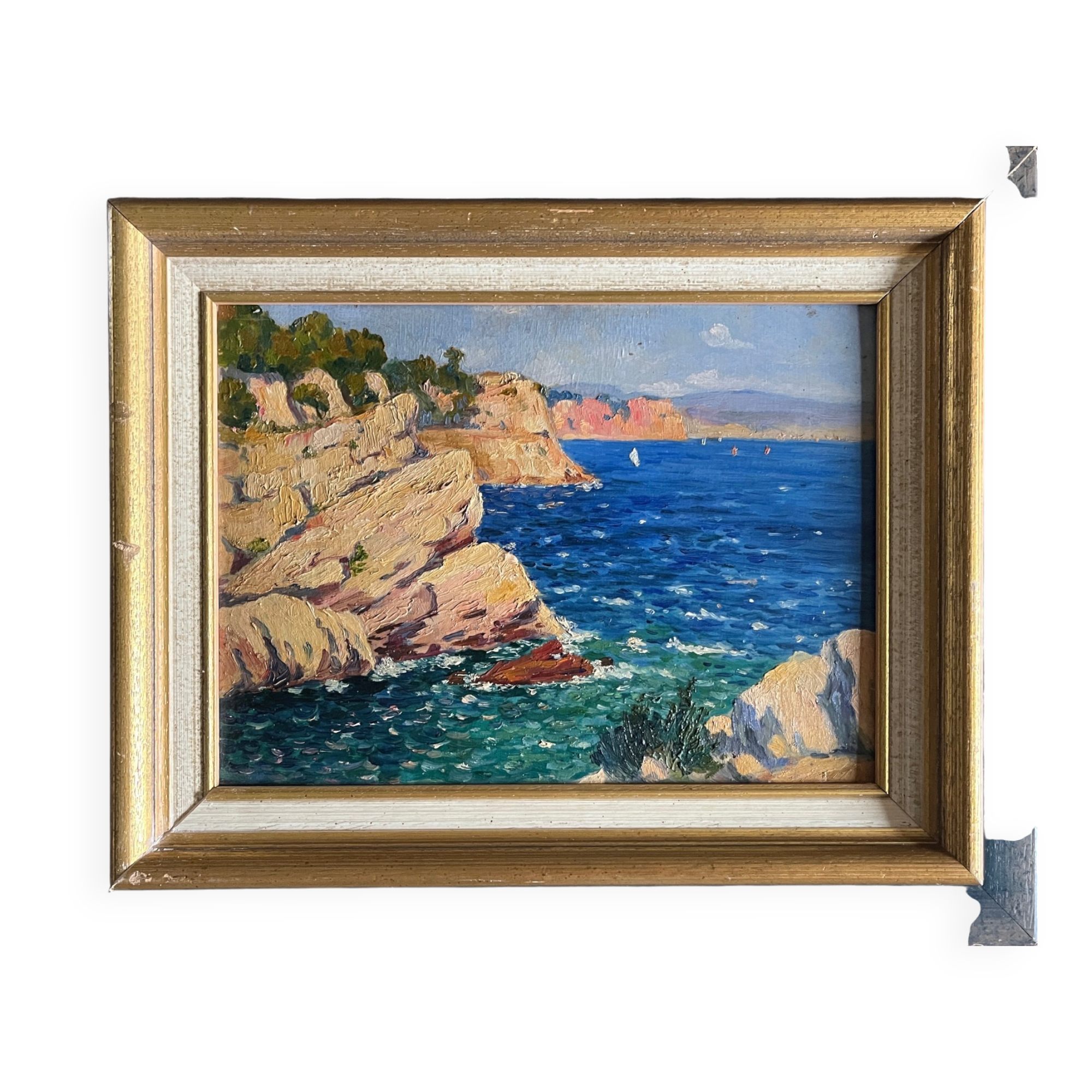 Tableau HSC Mediterranean Marine (Orientalist?) + frame