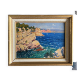 Tableau HSC Mediterranean Marine (Orientalist?) + frame