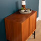 Retro danish style 1960s mid century record cabinet drinks cabinet
