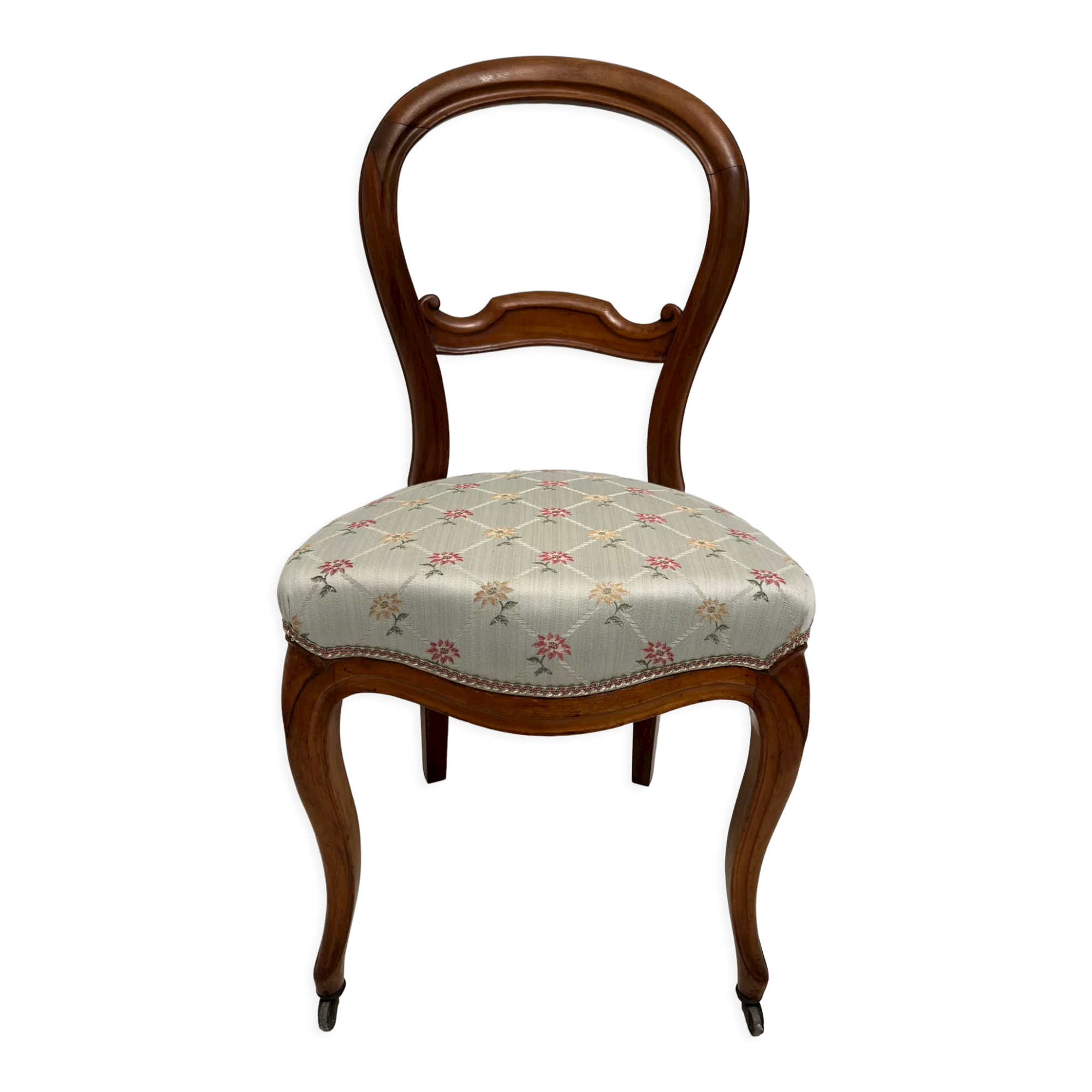 Louis-Philippe upholstered walnut chairs