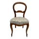 Chaises capitonnées Louis-Philippe en noyer
