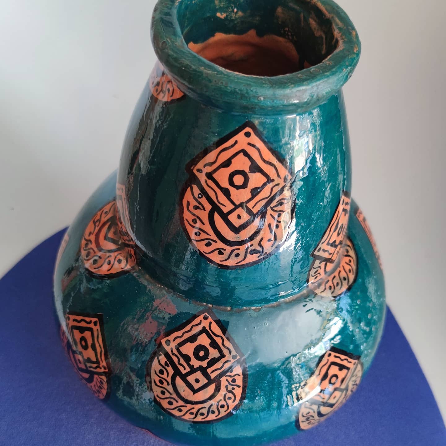 Ceramic vase by L. Andre, circa 1930