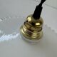 Antique vintage opaline lace pendant light 25 cm