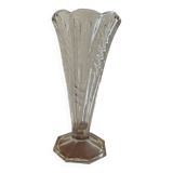 Glass tulip vase