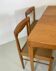 Danish midcentury teak dining set by H. W. Klein for Bramin, 1960s