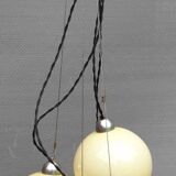 Chandelier 4 glass globes marked Germany Art Deco 1930