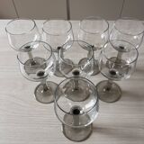Set of 8 vintage glasses