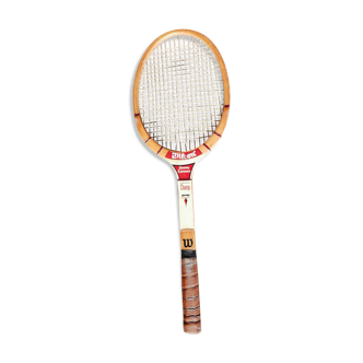 Vintage tennis racket wood Jimmy connors Wilson