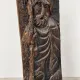 Ancient carved wooden panel – Religious figure in bas-relief