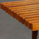 Table basse à lattes par František Mezulanik datant des années 1960