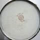 Art Deco milk pot, white and blue enamelled milk plate signed Etoile PEN