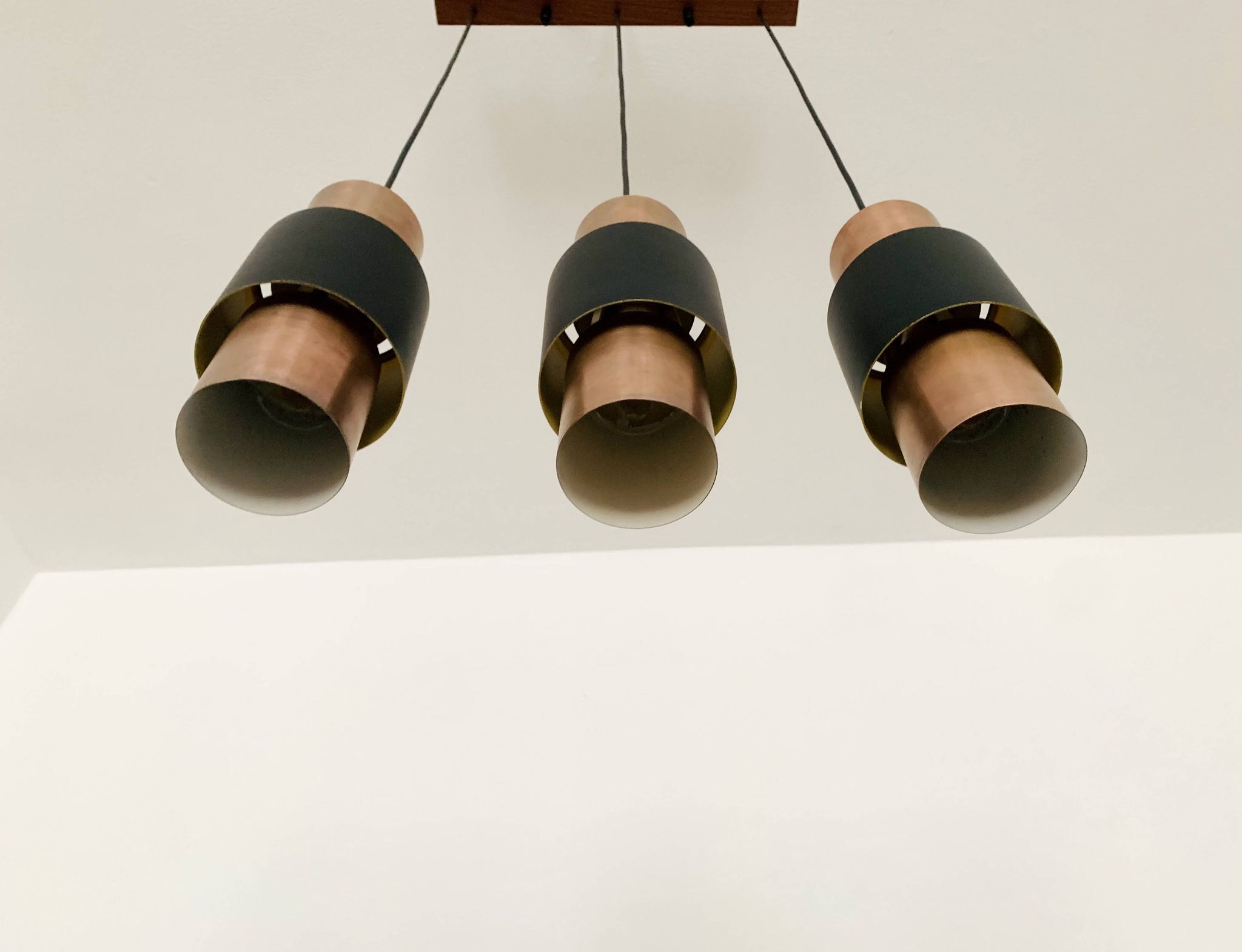Danish Copper Cascading Lamp