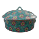 Pot couvert ancien céramique vernissée