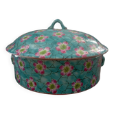 Pot couvert ancien céramique vernissée