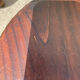 Tabouret en bois tripode vintage