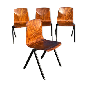 suite de 4 chaises Mullca