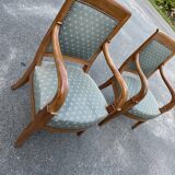 Pair of chair with cherry butt