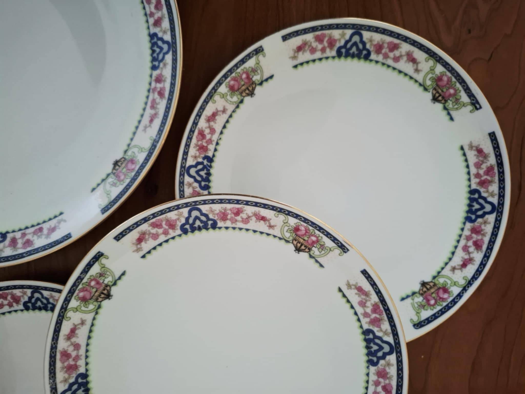 Bavarian Porcelain Dessert Set