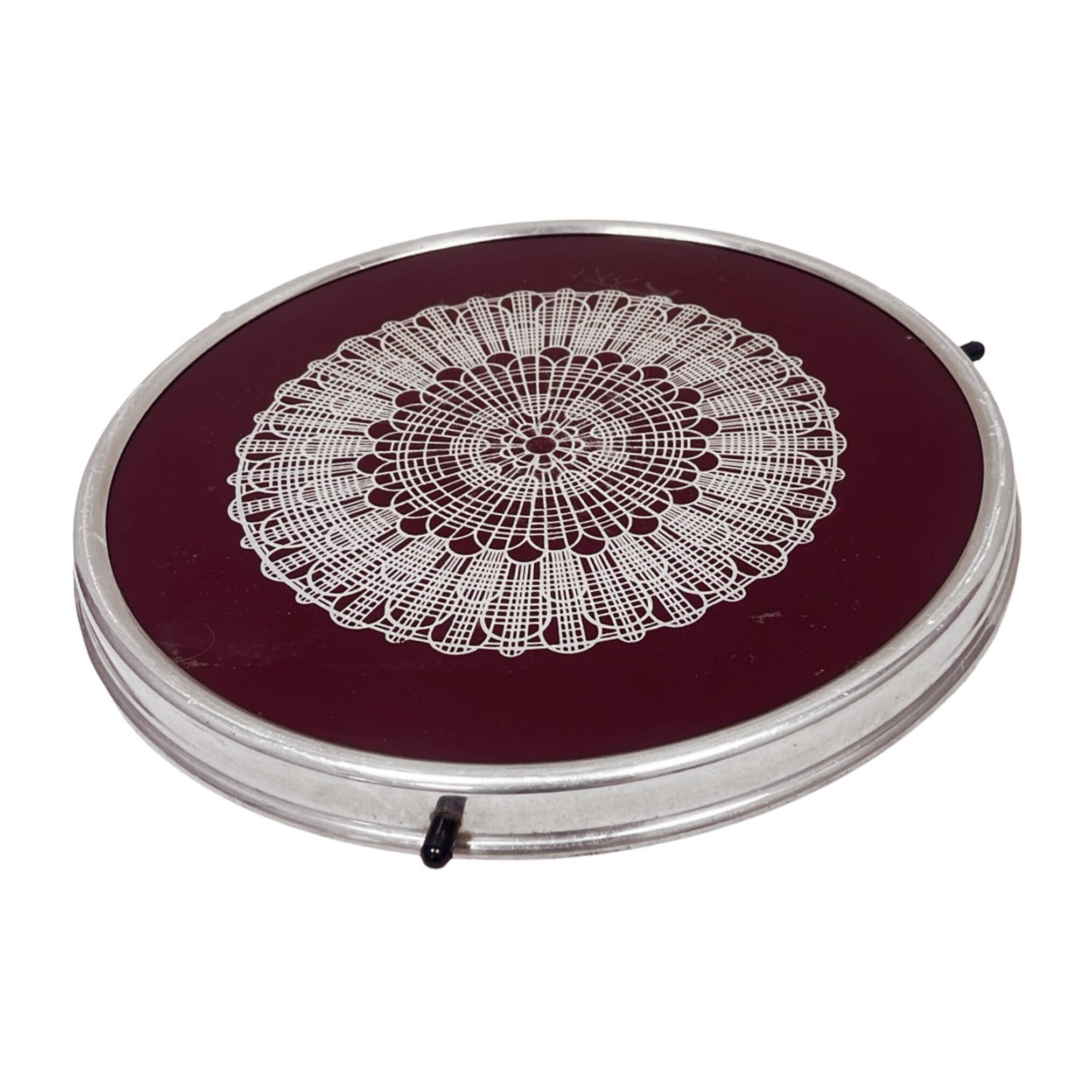 GOSMET Bydgoszcz Rotating Serving Tray – 1970s Vintage (PRL Era)