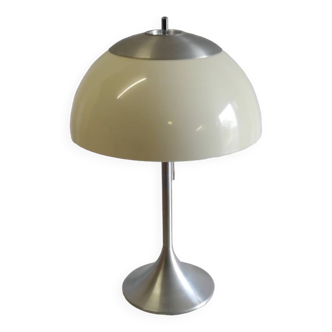 Mushroom lamp and tulip base by Unilux - 60s/70s