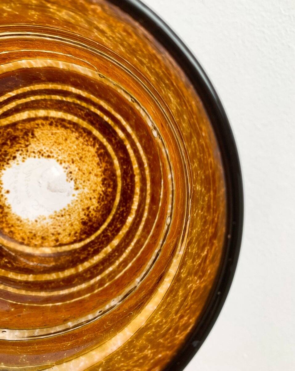 Vintage Swedish glass vase by Milan Vobruba for Gusum Sweden