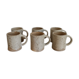 Grey sandstone mugs