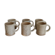 Mugs en grès gris