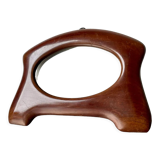 Art nouveau mahogany wooden frame measurements 18.5 cm x 15 cm  opening 12 cm x 7.5 cm