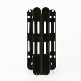 Iconic black magazine rack 4676 by Giotto Stoppino for Kartel, Italy 1970s