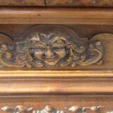 carved walnut jam cabinet