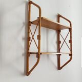 Vintage rattan shelf