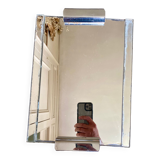 Mirrored top and silver metal handles