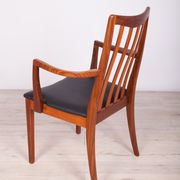 Mid Century Teak & Leather Dining Chairs by Leslie Dandy for G-Plan, 1960