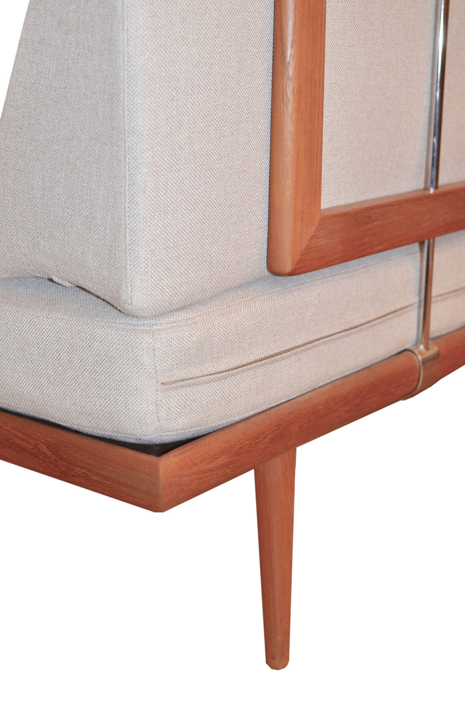 Méridienne en teck danois par Peter Hvidt & Orla Mølgaard-Nielsen pour France & Søn années 1960