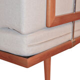 Méridienne en teck danois par Peter Hvidt & Orla Mølgaard-Nielsen pour France & Søn années 1960