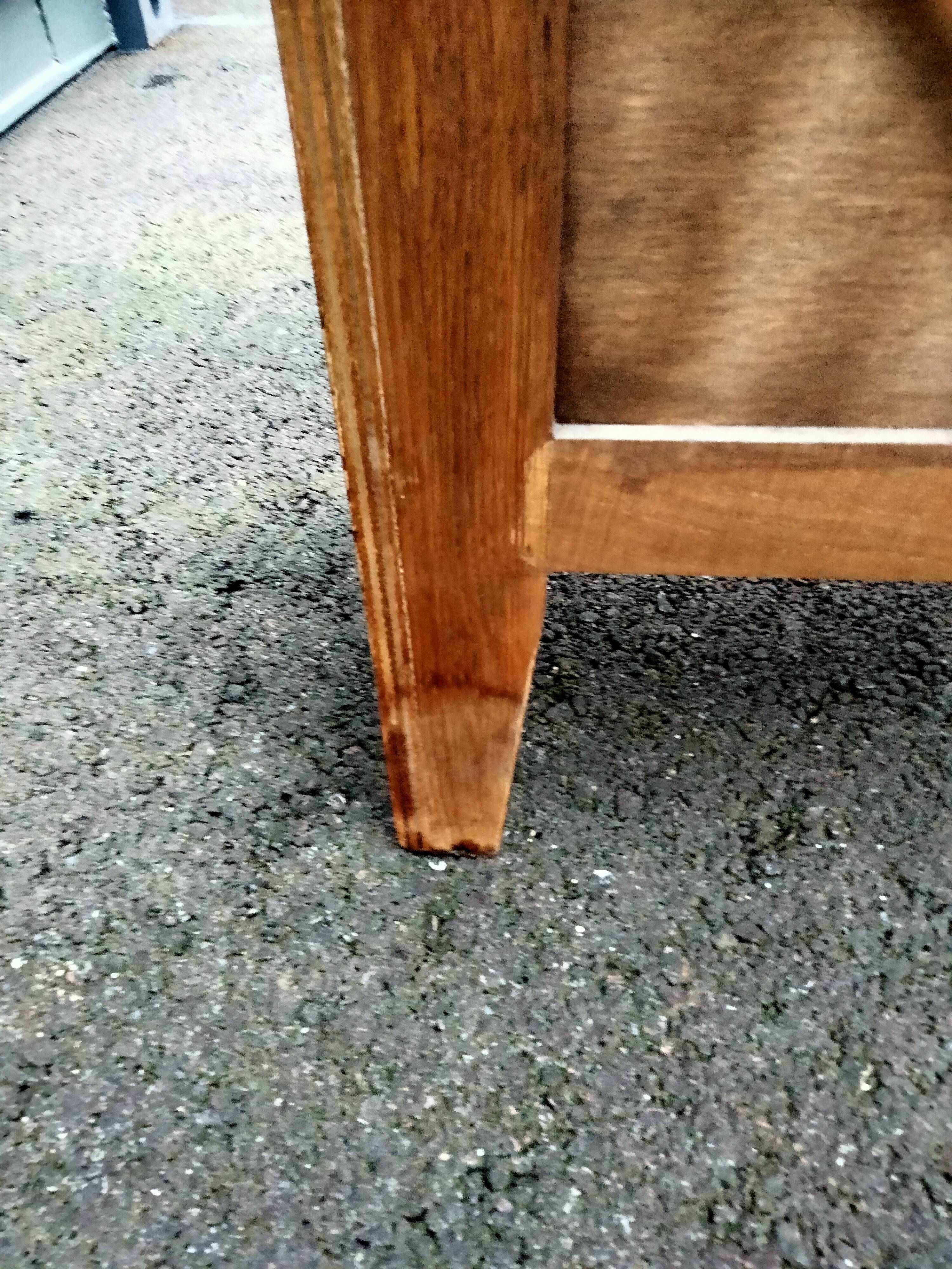 Dresser rag maker style louis xv marquetry marble top