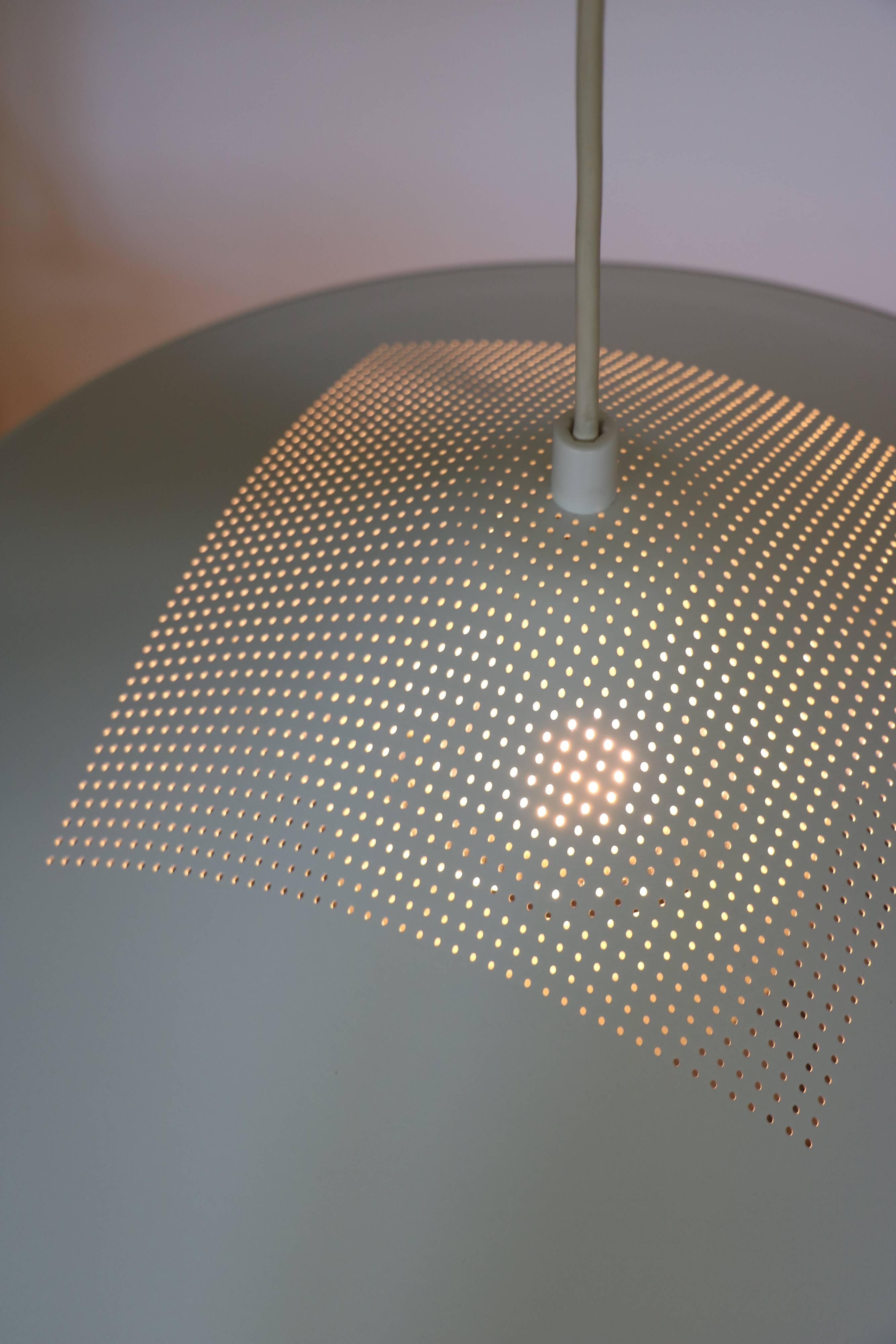 Lampe suspension scandinave Lux Light, métal blanc