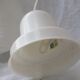 Suspension en opaline blanche Lita