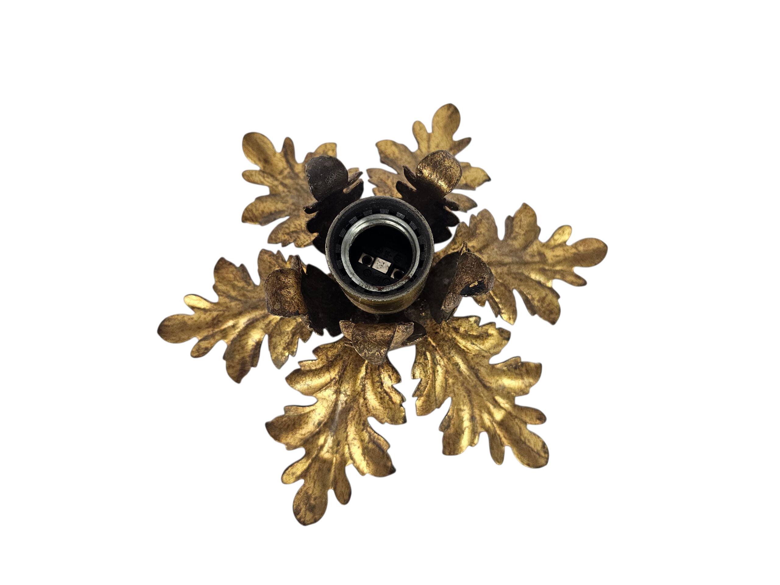 Studio Banci Firenze - applique - ceiling lamp - gold colored - Italy - 70'
