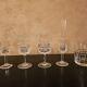 Set of 59 Sèvres crystal glasses and ice bucket from the 60s