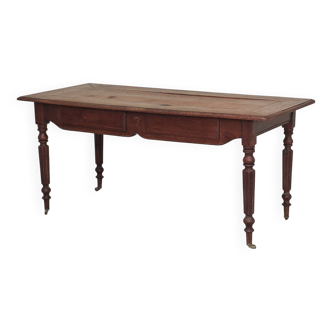 1940s farmhouse table in solid oak
