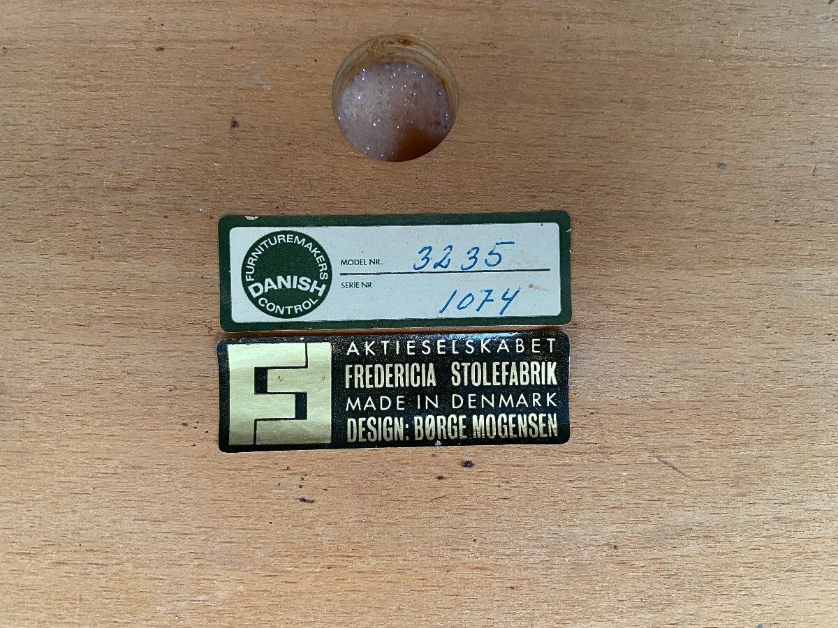 Borge Mogensen armchair for Fredericia Stole Fabrice